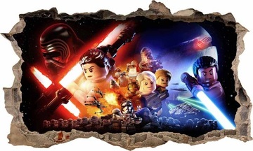 Naklejka STAR WARS LEGO 3D XXXXXL 166 x 100cm Nr 3