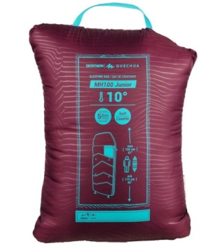 Детский туристический спальный мешок Quechua MH 100 10°C