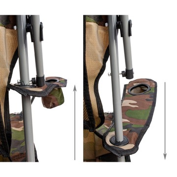 Складной туристический стул для рыбалки, кемпинга, рыбалки, сильный XXL