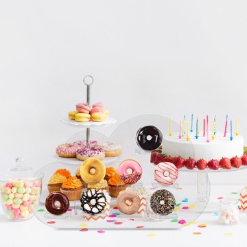 Подставка для пончиков с прозрачным облаком