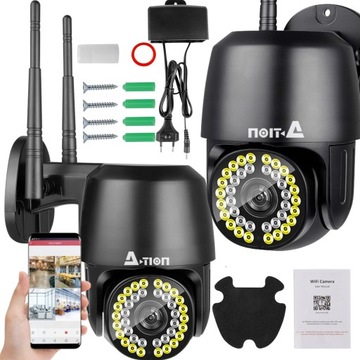 KAMERA ZEWNĘTRZNA OBROTOWA WIFI IP ZOOM MONITORING