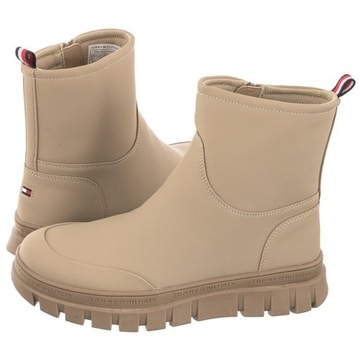 Buty Botki Tommy Hilfiger Bootie T3A5-32427 Beżowe