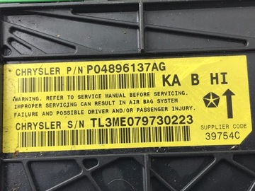 DODGE NITRO SENSOR AIRBAG AIR NÁDRŽ P04896137AG