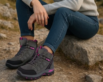 Зимние ботинки треккинговая обувь пешие походы Трапперы пешие ботинки женские ботинки