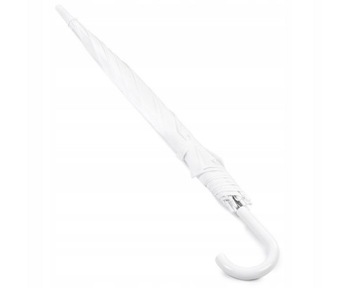 Зонт автоматический, длинный, XL, белый