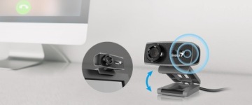 Genius HD Webcam FaceCam 1000X v2, 1280x720, USB 2.0, черный, Windows 7
