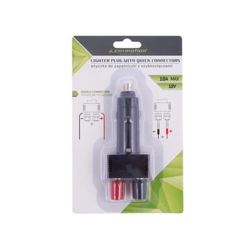 ЕВРОРОЗЕТКА АВТОМОБИЛЬНОГО ПРИЖИВАТЕЛЯ С БЫСТРОРАЗЪЕМНЫМИ РАЗЪЕМАМИ 12В