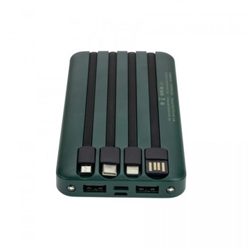 Powerbank 10000 мАч POWER BANK с фонариком, microUSB, USB-C, USB BL