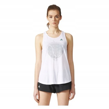 Top damski Adidas Tennis Graphic Tank CE7418