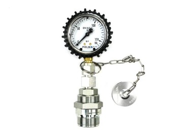 Zestaw pomiarowy ciśnienia hydrauliki z manometrem