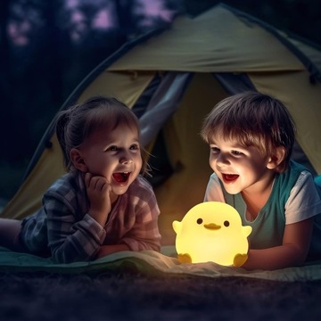 НОЧНИК НОЧНИК МЯГКИЙ СИЛИКОНОВЫЙ CUTE DUCK 0.5W 1200MAH USB