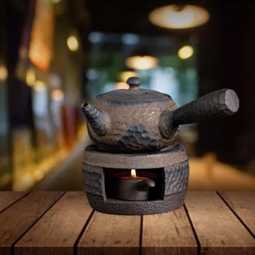 Podgrzewacz do herbaty Kung Fu Zestaw do herbaty ceramicznej w stylu
