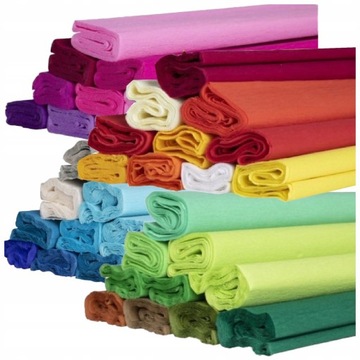 ЦВЕТНАЯ папиросная бумага для школы ДЕКУПАЖ Креповая бумага для УКРАШЕНИЯ Набор папиросной бумаги