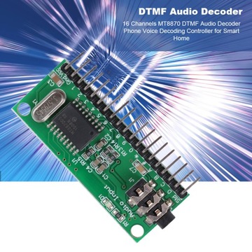 16-канальный контроллер аудиодекодера MT8870 DTMF