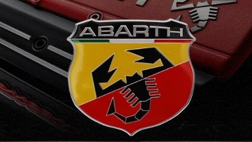 ABARTH LOGO ZNAK ZNAKY VÍKO KUFRU BLATNÍK