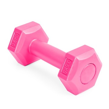 HANTLE FITNESS ZESTAW HANTELKI CIĘŻARKI 2x0,5 KG