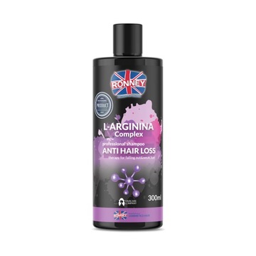 RONNEY Szampon przeciw wypadaniu włosów 300 ml l-arginina
