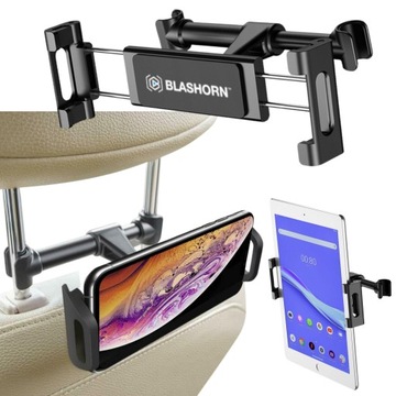 UCHWYT NA każdy TABLET TELEFON SAMOCHODOWY NA ZAGŁÓWEK UNIWERSALNY do auta