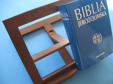 Podstawka drewniana pulpit pod Pismo Święte Biblię Mszał