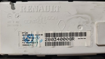 DISPLEJ AUTORÁDIO RENAULT MEGANE III 3 HB 5D 08- 280340008R