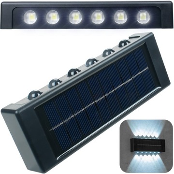 LAMPA SOLARNA LED Z CZUJNIKIEM ZMIERZCHU OGRODOWA WISZĄCA ZEWNĘTRZNA PANEL
