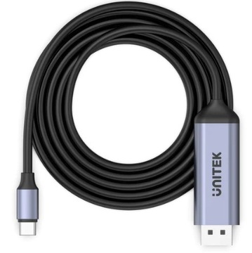 Kabel Adapter USB-C - DP DisplayPort 1.4 8K 60Hz 4K 120Hz HDCP 2.2 1.8m