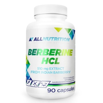 Berberyna HCL Ekstrakt 500mg Cukrzyca Serce Skóra