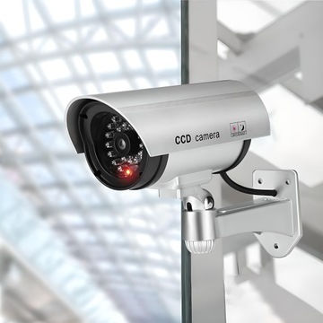 KAMERA ATRAPA IR LED KAMERY ZEWNĘTRZNA Z DIODĄ