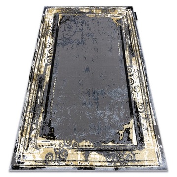 DYWAN GLAMOUR 200x290 ORNAMENT szary/złoty #GR4435
