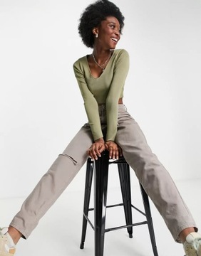 ТРИКОТАЖНЫЙ ТОП ЖЕНСКИЙ С ДЛИННЫМ РУКАВОМ S 1RNT