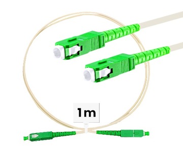 KABEL PATCHCORD ŚWIATŁOWÓD SM SC/APC 1m SIMPLEX