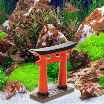 Красный Дом Домашний Декор Сказка Азиатская Статуя