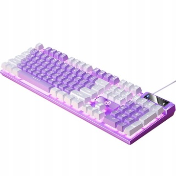 Klawiatura do gier z oświetleniem LED USB do