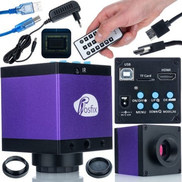 KAMERA DO MIKROSKOPU STEREOSKOPOWEGO CYFROWEGO C-MOUNT CMOS PANASONIC HDMI