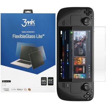 Szkło Hybrydowe Nietłukące 3mk Flexible Glass Lite |do Steam Deck LCD/OLED