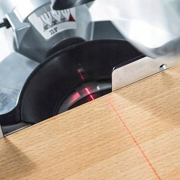 ТОРЦОВАЯ ПИЛА С ПОДАЧЕЙ УГОЛ 255 ММ + ЛАЗЕРНАЯ ПИЛА ДЛЯ РЕЗКИ