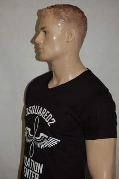 DSQUARED2 AVIATION CENTER T-SHIRT ROZ.M KOSZULKA