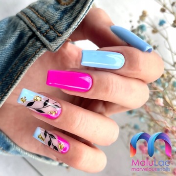 MaluLac 3+2 бесплатный наращивающий УФ-гель для ногтей