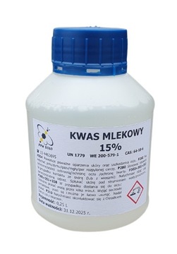 Kwas Mlekowy 15% 250ml gotowy preparat roztwór do walki z warrozą SOLO