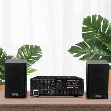 Wzmacniacz Audio Bluetooth 5.0 4 Mikrofony Zintegrowany