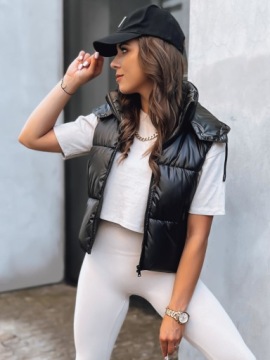 ЖИЛЕТ СТЕГАНЫЙ ЖЕНСКИЙ С КАПЮШОНОМ, размер. XXL