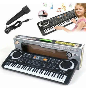 KEYBOARD R2 INVEST P14 CZARNY + mikrofon