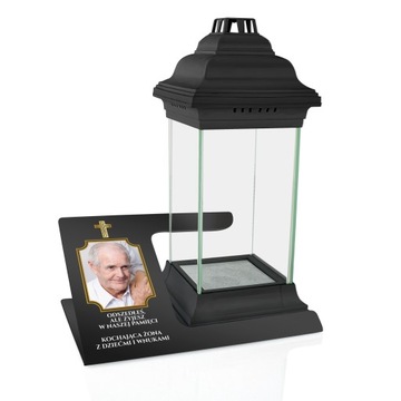 Statuetka podstawka pod znicz NADRUK LAMPION XXL