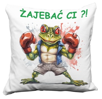 PODUSZKA ŻAJEBAĆ CI?! ŚMIESZNA PODUSZKA NA PREZENT