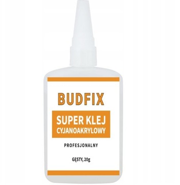 Klej cyjanoakrylowy gęsty 20g BUDFIX