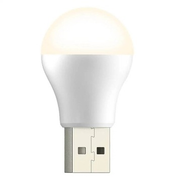 Żarówka LED na USB światło białe 1W 6500k Lampka Mini