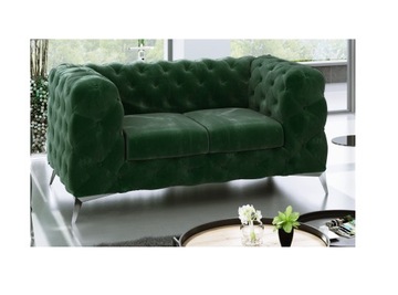 SOFA KANAPA sTYL GLAMOUR PIKOWANA 2 OSOBOWA