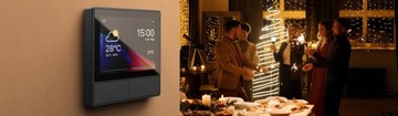 Панельный термостат Sonoff, Wi-Fi, ЖК-контроллер сцены