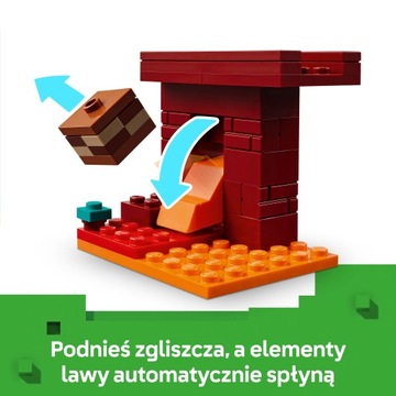 Lego Minecraft Battle на мосту Netheru 21266
