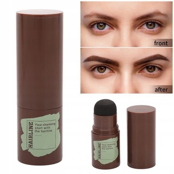 Czarny puder do kształtowania stempli do brwi